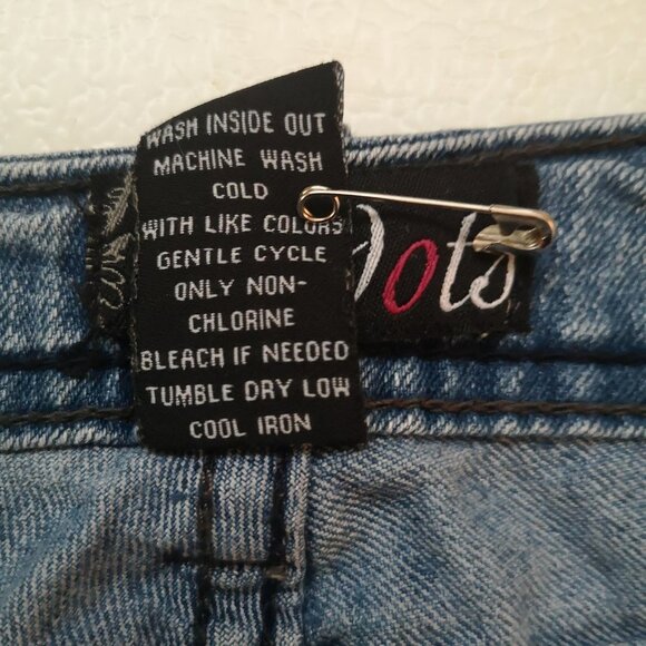 Dots Ladies Medium Wash Blue Jeans - Picture 5 of 6